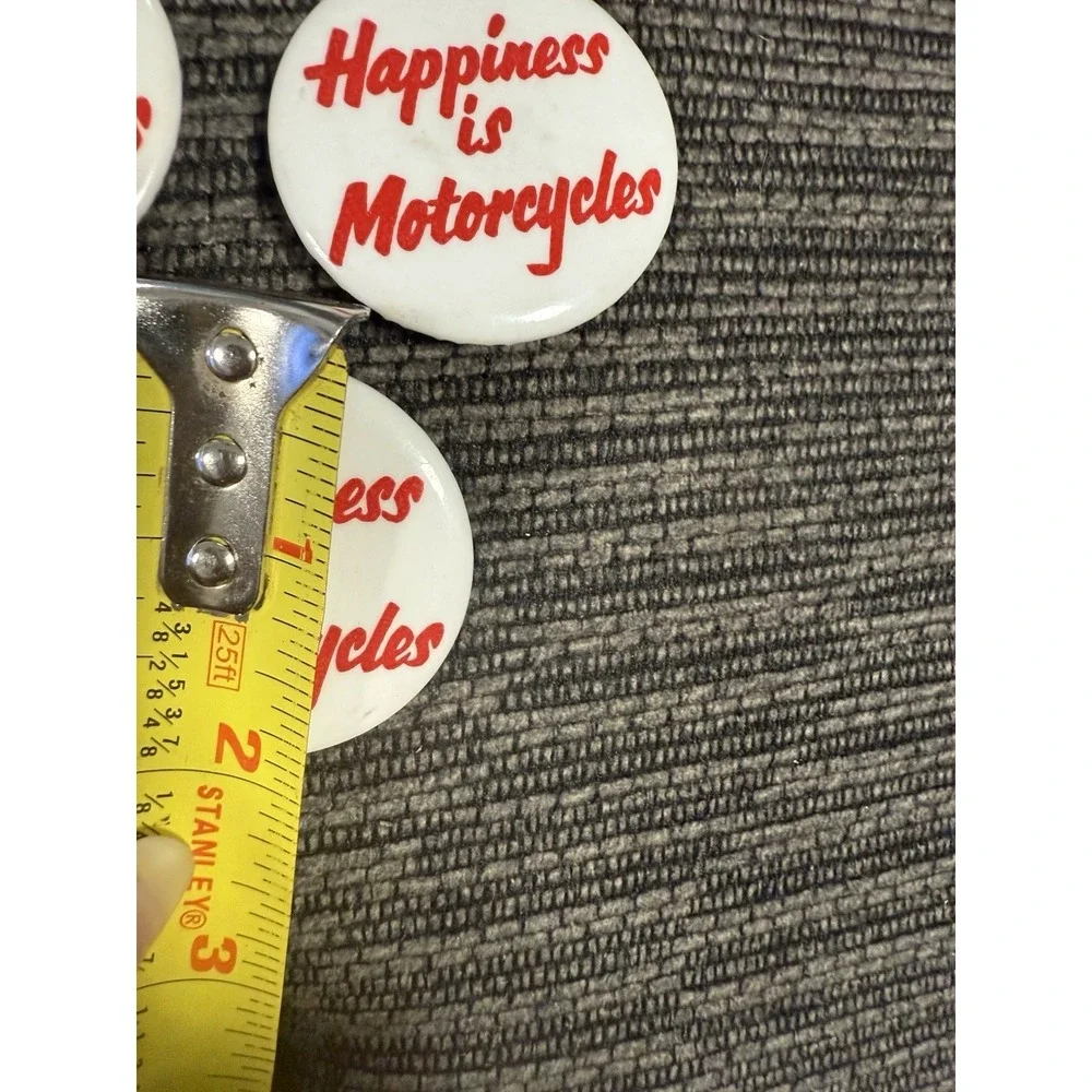Vintage Motorcycle Pins Set Of 3  ( 2